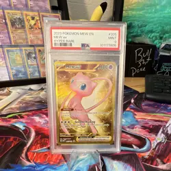Pokemon Mew ex SV: Scarlet & Violet 151 Hyper Rare Holo 180 HP 205/165 PSA 9 - Image 2