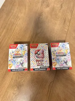 Pokemon Booster Bundle Lot Factory Sealed: 1 x 151 , 2 x Prismatic Evolutions - Image 1
