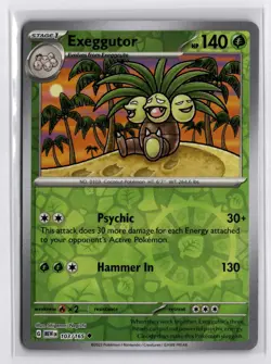 Exeggutor 103/165 Uncommon 151 Pokemon Reverse Holo - Image 1
