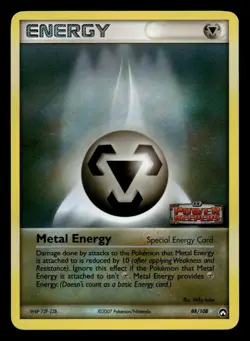 Metal Energy 88/108 Rare Power Keepers Holo Stamped Pokemon LP - Image 1