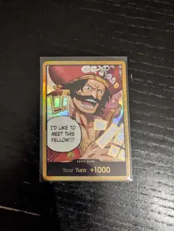 DON!! Card (Gol.D.Roger) (Gold) Carrying On His Will Foil - Image 1