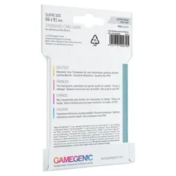 Gamegenic Prime Standard Card Game Sleeves 50ct - Clear *NEW SEALED* - Image 1