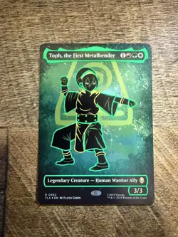 Toph, the First Metalbender – Neon Ink – MTG x Avatar the Last Airbender – Mint - Image 1