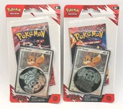 Pokemon TCG: Destined Rivals Checklane Blister Packs Eevee Lot Of 2 NEW 820650853319 - Image 1