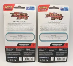 Pokemon TCG: Destined Rivals Checklane Blister Packs Eevee Lot Of 2 NEW 820650853319 - Image 2