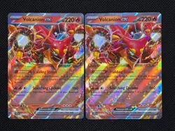 Pokemon TCG VOLCANION EX 051/159 SV Journey Together Double Rare Lot x2 - Image 1