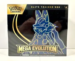 Pokemon TCG Mega Evolutions lucaino Elite Trainer Box ETB – ✅Sealed New ✅ - Image 1