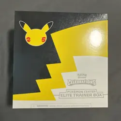 Pokemon Center TCG Exclusive Celebrations ETB Elite Trainer Box 25th Anniversary - Image 1