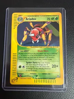 Ariados Holo Rare Aquapolis H3/H32 WOTC Vintage Pokemon NM - LP - Image 1