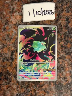Bulbasaur - (Mega Evolution Stamped) 133/132 Miscellaneous Cards & Products Holo - Image 1