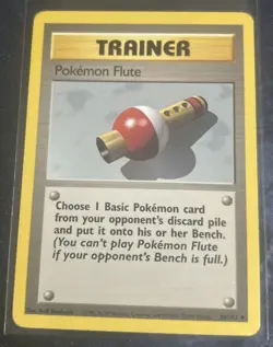 Pokemon TCG Flute Base Set Pokemon Card 86/102 - Image 1