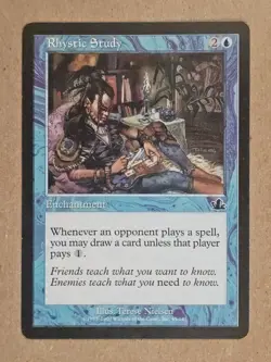 Rhystic Study - Prophecy - Near Mint | MTG - Image 1
