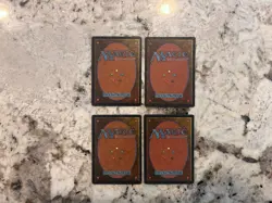 Blue Elemental Blast x4 Magic the Gathering Revised Blue Elemental Blast Played - Image 2