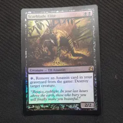 Scarblade Elite x1 Foil Morningtide MTG Magic the Gathering - Image 1