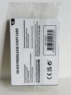 Pokemon Stellar Crown Staff Pack SEALED - Scarlett Violet Staff Promo - Image 3