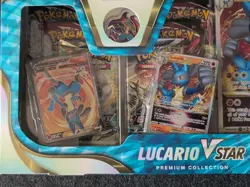 Pokemon - Pokemon TCG: Lucario VSTAR Premium Collection BRAND NEW - SEALED 820650851247 - Image 4