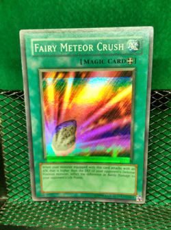 Yugioh! - Fairy Meteor Crush PSV-063 - Unlimited Super Rare - Major Foil ERROR* - Image 3