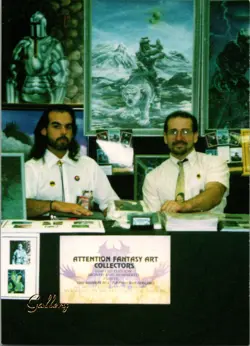 1994 Edward Beard Flights of Fantasy Promo Card CCG TCG Galactic Empires - Image 1