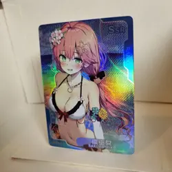 Sakura Miko- SSR - Foil - Senpai Goddess Haven Story Anime Waifu Card - Image 3
