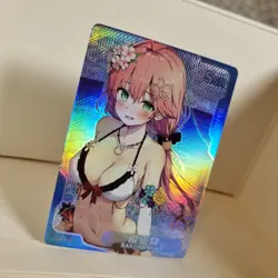 Sakura Miko- SSR - Foil - Senpai Goddess Haven Story Anime Waifu Card - Image 4