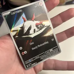 Pokemon TCG Larvesta Holo Card Sv08 Surging Sparks 196/191 Near Mint Pack Fresh - Image 3