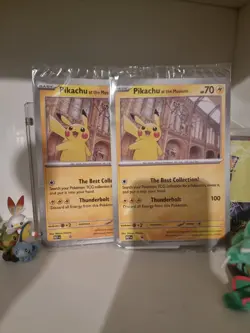 Pokemon TCG Pikachu at the Museum Promo (Jumbo) x2 – Sealed - Image 1