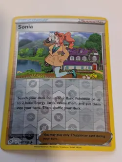 Sonia 167/192 - Rebel Clash Pokemon Reverse Holo Foil Nice! - Image 1