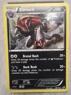 Pokemon TCG Zoroark Legendary Treasures 90/113 Cosmos Holo Rare NM/VLP - Image 1