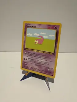 Slowpoke 1st Edition Fossil 55/62 WOTC Pokemon Vintage 1999 LP - Image 1