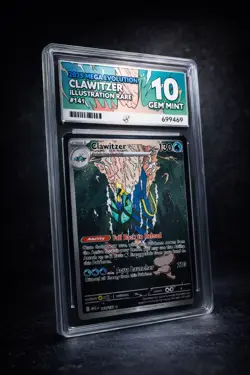 Pokemon TCG Clawitzer 141/132 Illustration Rare–Ace 10 GEM MINT – Mega Evolution - Image 1