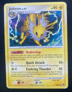 Pokemon TCG Jolteon Rising Rivals 26/111 Regular Non Holo Rare - (HP) - Image 1