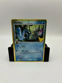 Pokemon Celebrations- Mimikyu SWSH136 Black Star Promo - Image 1