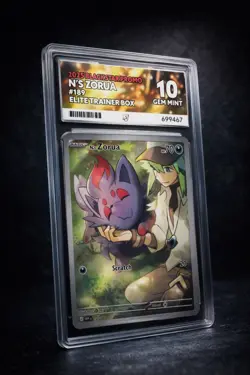 Pokemon N’s Zorua #189 | ACE 10 GEM MINT | Black Star Promo ETB - Image 1