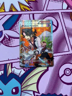 Pokemon TCG - Professor Sycamore 114/114 - XY Steam Siege - Full Art - NM - Image 1