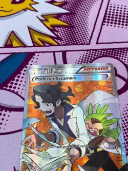 Pokemon TCG - Professor Sycamore 114/114 - XY Steam Siege - Full Art - NM - Image 2