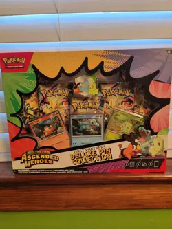 Pokemon Sealed Ascended Heroes First Partner Deluxe Pin Collection - Image 1