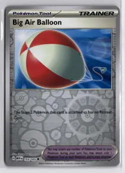 Big Air Balloon 155/165 Uncommon 151 Pokemon Reverse Holo - Image 1