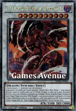 Yu-Gi-Oh ! Tyran Dragon Rouge Archdemon MP24-FR043 VF/QUARTER - Image 1