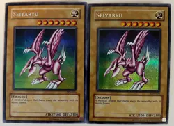 Yu-Gi-Oh! 2x Seiyaryu *Dark Duel Stories DDS-004* LP Video Game Promo Cards - Image 1