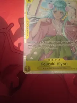 Kouzuki Hiyori One Piece TCG Super Rare Card OP06-106 Wings of the Captain - Image 2