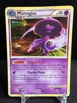 Mismagius 5/95 Rare Holo HSUnleashed Pokemon TCG Card 2010 - Image 1