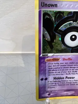 Unown S S/28 Rare Holo Unseen Forces 2005 Pokemon TCG Card - Image 3
