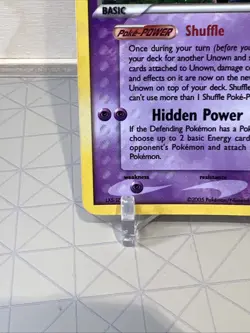 Unown S S/28 Rare Holo Unseen Forces 2005 Pokemon TCG Card - Image 4