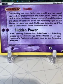 Unown S S/28 Rare Holo Unseen Forces 2005 Pokemon TCG Card - Image 5