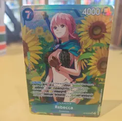 Bandai One Piece Card Game Rebecca parallel SR OP10-058 - Image 1