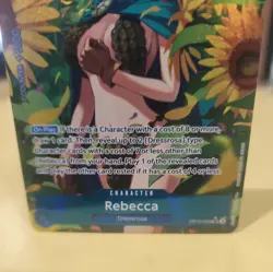 Bandai One Piece Card Game Rebecca parallel SR OP10-058 - Image 3
