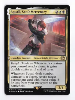 Squall, SeeD Mercenary 0243 (R) MTG FINAL FANTASY (FIN) - Image 1