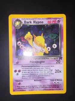 Pokemon Dark Hypno 9/82 Team Rocket Rara Holo Wizards ITA Vintage - Image 1