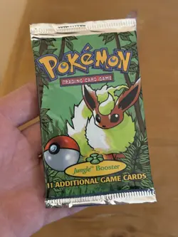 Pokemon Jungle Booster Pack Flareon Artwork 1999 Sealed - 20.87g HEAVY - Image 3