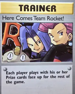Pokemon TCG - Here Comes Team Rocket! 15/82 Team Rocket - Holo - VINTAGE - Image 2